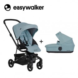 Wózek głęboko-spacerowy Charley czarne koła+pałąk 2w1 Easywalker