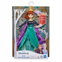 Frozen 2 Lalka Śpiewająca Anna Muzyczna przygoda Kraina Lodu Disney E8881 Hasbro