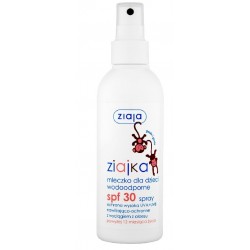Mleczko SPF30 wodoodporne ziajka spray aloes 170ml dla dzieci 12m+ Ziaja