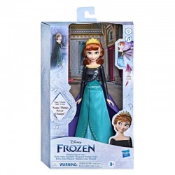 Frozen 2 kraina lodu 2 Lalka Śpiewająca Królowa Anna Światło/Dźwięk F3529 Disney Hasbro