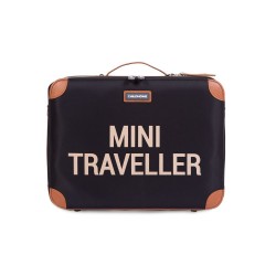 Walizka dziecięca Mini Traveller 40x30cm Czarno-Złota Childhome