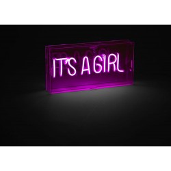 Lampka Neon z napisem It's A Girl Childhome