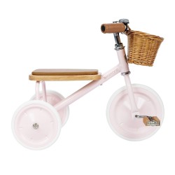 Banwood Rowerek trójkołowy Trike z koszykiem dla dzieci 2-6 lat Pink