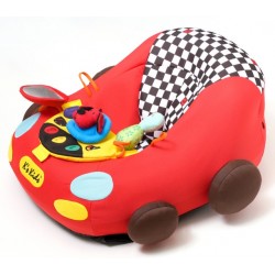 Samochodzik Jumbo Go Go Go czerwony miękki 6m+ KA10832 K's Kids