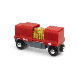 BRIO World Wagon Towarowy ze Złotem