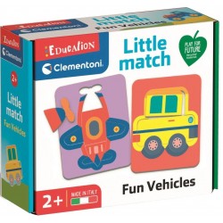 Little Match Mini Układanka Puzzle Zabawne Pojazdy CLE16718 Clementoni