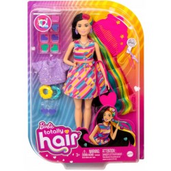 Barbie Lalka Totally Hair z akcesoriami HCM87 Mattel