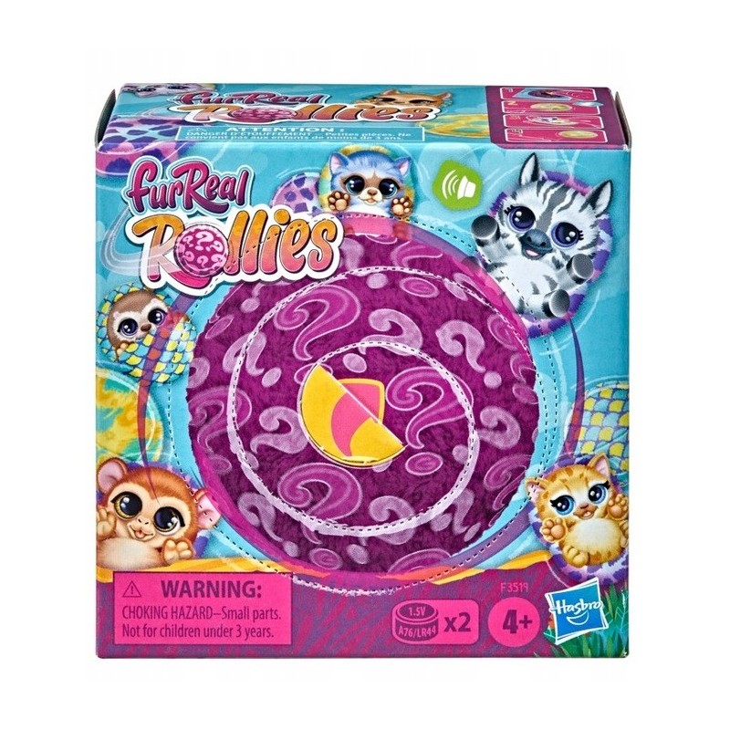 Małe zwierzaczki Kłębuszki F3519 FurReal Rollies firmy Hasbro