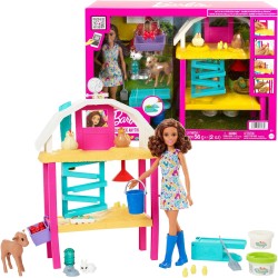 Barbie Farma radosnych kurek Zestaw + Lalka HGY88 Mattel