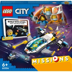 LEGO City Missions Wyprawy badawcze statkiem marsjańskim 60354