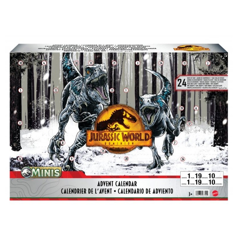 Kalendarz Adwentowy Jurassic World HHW24 Mattel 