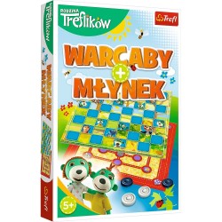 Zestaw gier Warcaby + Młynek Trefliki 01920 Trefl