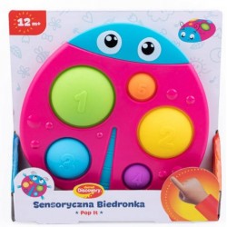 Sensoryczna biedronka Pop It dla dzieci 12m+ DD45200 Dumel Discovery