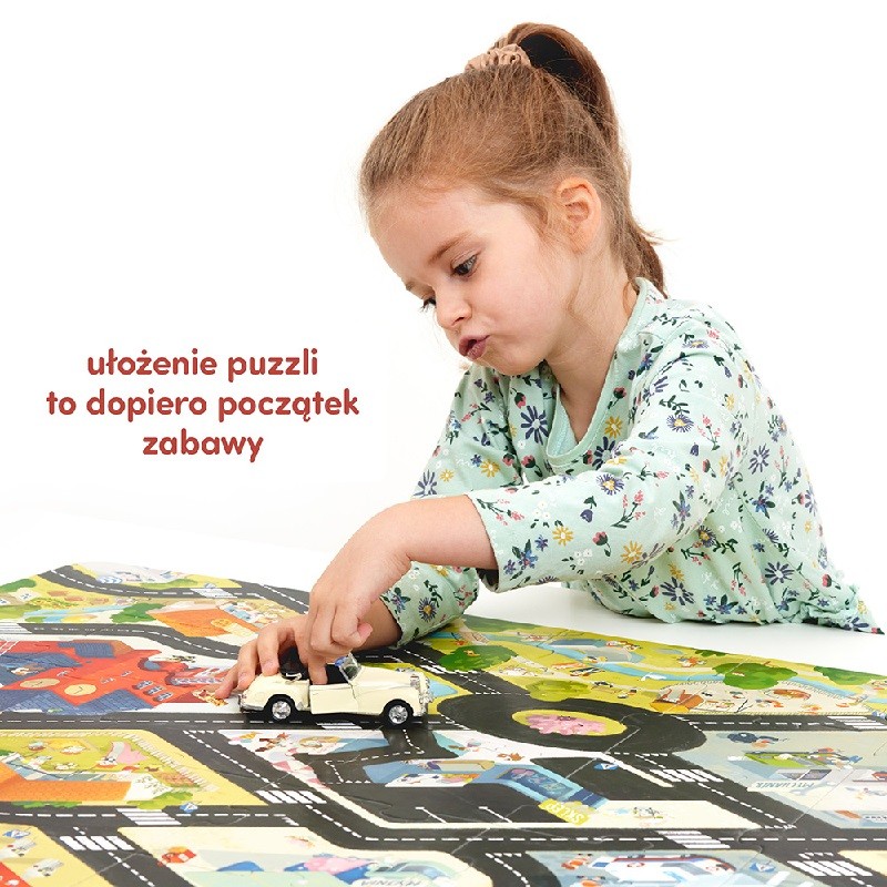 Duuuże puzzle CzuCzu 49161 Droga dla pojazdów 