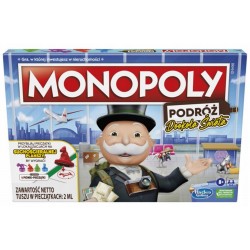 Gra Monopoly Podróż dookoła świata z pieczątkami F4007 Hasbro