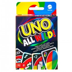Uno All Wild! Dzikie Karty Gra karciana HHL33 Mattel