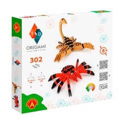 Alexander Origami 3D Pająk/Skorpion 2w1 302 el. zestaw kreatywny 8+ ALE2565