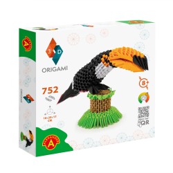 Alexander Origami 3D Tukan 752 el. zestaw kreatywny 8+ ALE2558