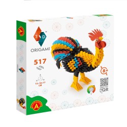 Origami 3D Kogut 517 el. Zestaw kreatywny 8+ ALE2574 Alexander