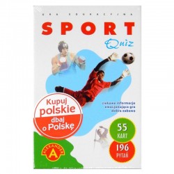 Quiz Sport Mini gra edukacyjna dla dzieci 10+ ALE1729 Alexander