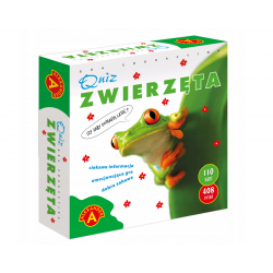 QUIZ ZWIERZĘTA BIG żaba gra edukacyjna dla dzieci 10+ ALE1724 ALEXANDER