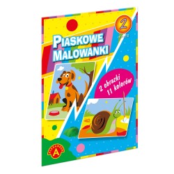 Alexander PIASKOWE MALOWANKI Pies i Ślimak dla dzieci 6+ ALE1400