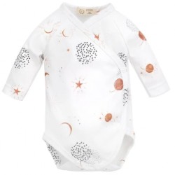 Yosoy Body niemowlęce organic cotton długi rękaw Sky Stars
