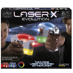 Laser X Evolution 2 pistolety na podczerwień Zestaw Dla 2 Graczy LAS88168 TM Toys