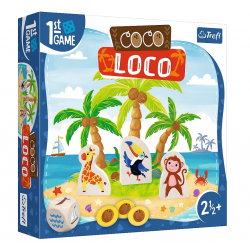 TREFL Coco Loco pierwsza gra planszowa dla dzieci 2,5+ 02343