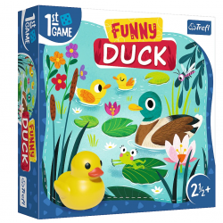 TREFL Funny duck pierwsza gra planszowa dla dzieci 2,5+ 02341