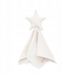 Doudou star 100% cotton muslin kocyk przytulanka gwiazda Ecru Yosoy