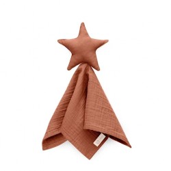 Doudou star 100% cotton muslin kocyk przytulanka gwiazda Cinnamon Yosoy