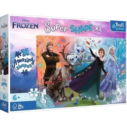 Puzzle 160 el. XL Odkryj świat Frozen 50022 Trefl