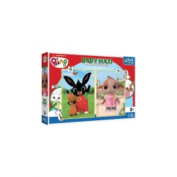 Puzzle Baby Maxi 2x10 Królik Bing 43002 Trefl