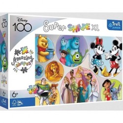 Puzzle 160 el. XL Kolorowy świat Disney 50033 Trefl