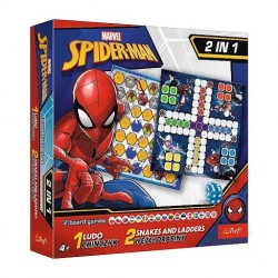 Gra 2w1 Chińczyk/Węże i drabiny Spider-Man 02419 Trefl