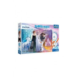 Puzzle 24 Super Maxi Wesoły Świat Krainy Lodu 41000 Trefl