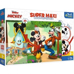 Puzzle 24 Super Maxi Wesoły Domek i przyjaciele 41012 Trefl