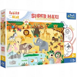 Puzzle 24 Super Maxi Bobaski na Safari 41009 Trefl