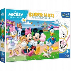 Puzzle 24 Super Maxi Mickey w wesołym miasteczku 41005 Trefl