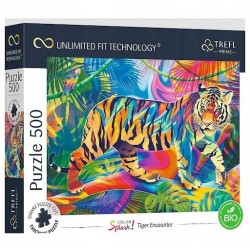 Puzzle 500 el. Tiger Encounter 37453 Trefl