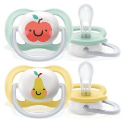 Smoczek Ultra Air Happy Fruit 0-6m 2szt. SCF080/17 Philips Avent