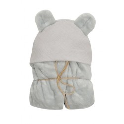 Kocyk Koala Muslin z kapturkiem 95x95cm TB0444_04 Babymatex