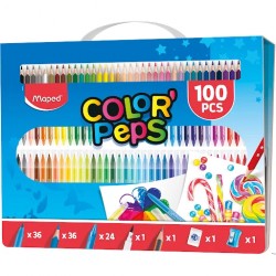 Zestaw artystyczny Colorpeps do malowania 100el. 907003 Maped