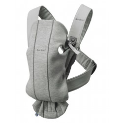 BABYBJORN – nosidełko MINI 3D Jersey Jasny szary