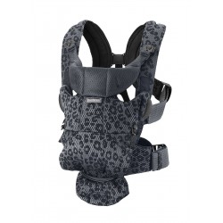 BABYBJORN MOVE 3D Mesh - nosidełko, Antracyt/Leopard