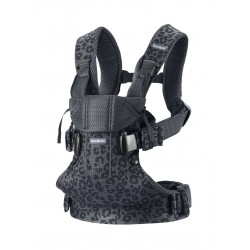 BABYBJORN  - nosidełko ONE AIR 3D MESH Antracyt/Leopard