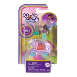 Polly Pocket Mini zestaw z pojazdem Pollyville HKV55/HKV58 Mattel