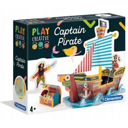 Play Creative Statek piratów 18533 Clementoni