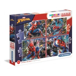 Puzzle supercolor 4w1 Spider-Man 20+60+100+180el. progressive 21410 Clementoni